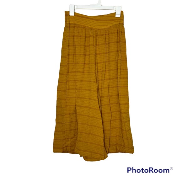 Free People Pants - Free people gold striped palazzo pants size medium